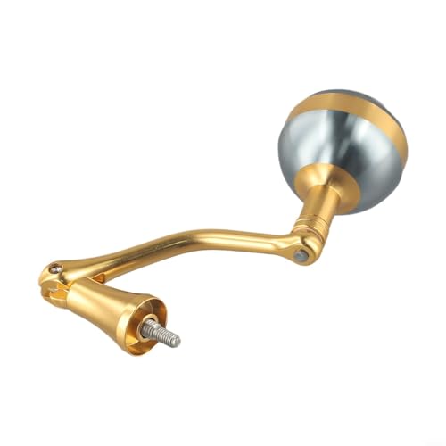 Aluminum Alloy Reel Handle Replacement With Round Knob For Most Fishing Reels, Long Lever Design For Better Control(M) - size: M
