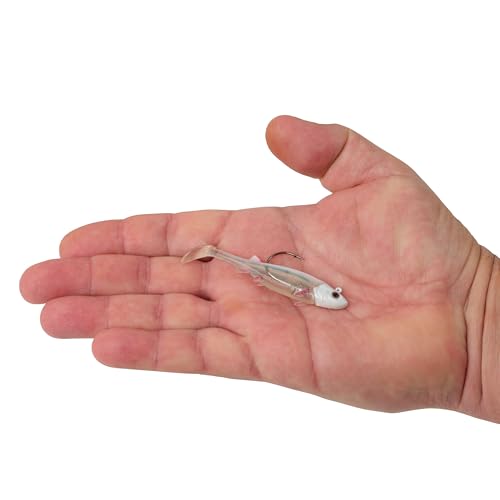 Berkley PowerBait Minnotator Fishing Soft Bait - color: HD White Shiner, size: 3 in - 1/4 oz
