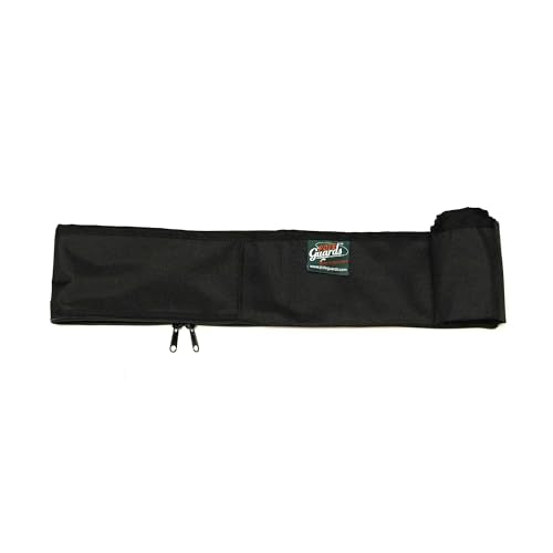 Full-Enclosure Fishing Rod Sleeve Bag Cover Sock Protector. Fits Conventional & Spinning Rods. Made in USA - color: Black, size: 5' 6" feet (66 inches long), style: 8 inches in circumference