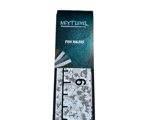 Next Level Inc. | Fish Ruler | SeaDek | 36 inch Fish Measurement Tool | Perfect for Boats and Kayaks | Snow Camo/Black Embossed - color: Snow Camo/Black Embossed