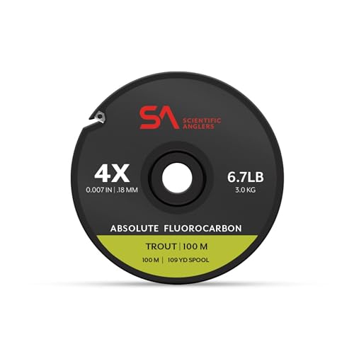 Scientific Anglers Absolute Fluorocarbon Trout Tippet - size: 4X, style: 100m - Absolute Fluorocarbon Trout Tippet