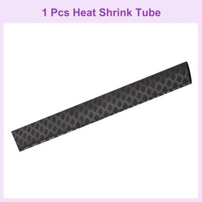 DMiotech Heat Shrink Sleeve Wrap Tubing x Tube Tubing for Fishing Rod Grips and Other Grips, Non Slip - Insulation - Waterproof 40'' Lengths, Dia 25mm Black Scales - color: Black Scales, size: Dia 25mm
