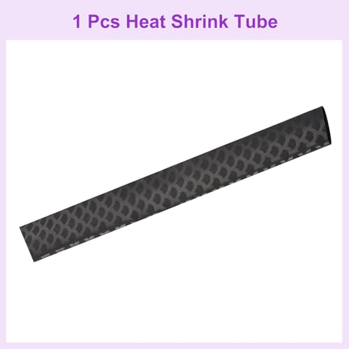 DMiotech Heat Shrink Sleeve Wrap Tubing x Tube Tubing for Fishing Rod Grips and Other Grips, Non Slip - Insulation - Waterproof 40'' Lengths, Dia 25mm Black Scales - color: Black Scales, size: Dia 25mm