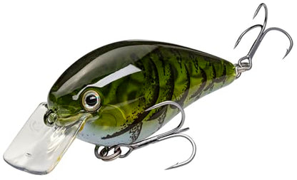 Strike King KVD 1.5 Hard Knock Fishing Lure, 3/8 oz, 3D Lifelike Eyes - color: Moon Juice, size: 3/8oz
