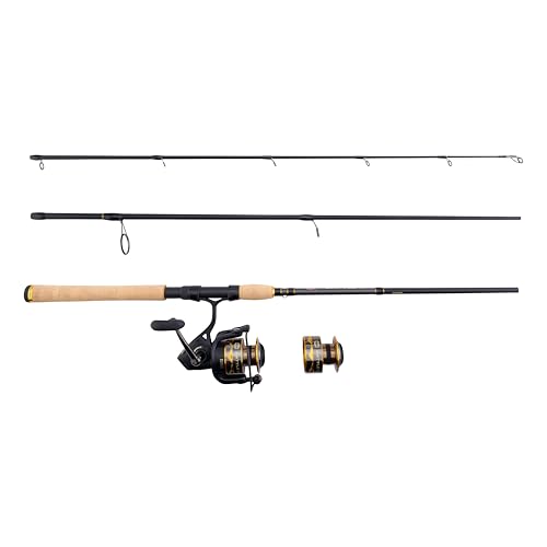 Penn Battle IV Spinning Reel and Fishing Rod Combo - size: 4000 Size Reel - 7' - Medium - 3pc, style: Battle IV