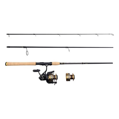 Penn Battle IV Spinning Reel and Fishing Rod Combo - size: 4000 Size Reel - 7' - Medium - 3pc, style: Battle IV