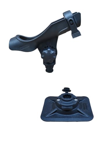 Brocraft Glue-On Inflatable Boat Accessories -/Rod Holder/Anchor Lock System/Bimini Top Base - style: Inflatable Boat Rod Holder