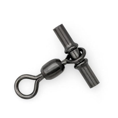 BLUEWING 3-Way Fishing Swivels 73,84,88,309 lbs T-Turn Swivel Sleeve with Rolling Barrel for Rigs for Freshwater and Saltwater - size: S (84lbs) 50pcs