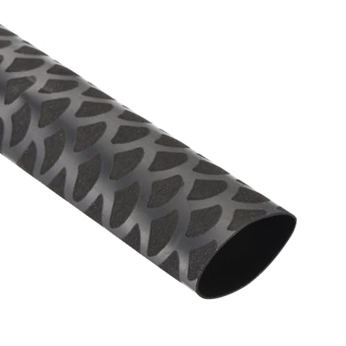DMiotech Heat Shrink Sleeve Wrap Tubing x Tube Tubing for Fishing Rod Grips and Other Grips, Non Slip - Insulation - Waterproof 40'' Lengths, Dia 20mm Black Scales - color: Black Scales, size: Dia 20mm