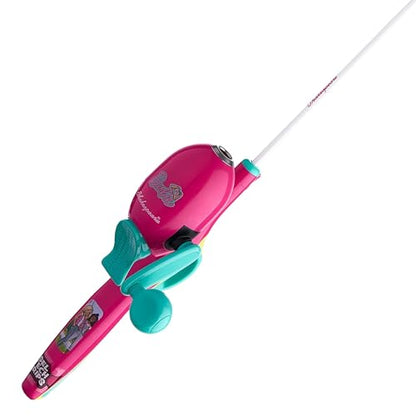 Shakespeare Youth Fishing Reel and Rod Combo - color: Mattel Barbie Beginner
