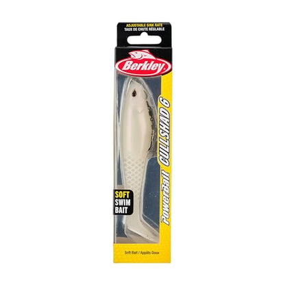 Berkley PowerBait CullShad Fishing Soft Bait - color: Albino, size: 6 in (1.2 oz)