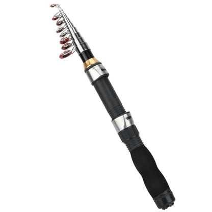Telescopic Fishing Rod Mini Sea and Ice Fishing Pole Universal Portable Short Pole Ice Fishing Rod Tools for Saltwater Freshwater - size: 1.9m