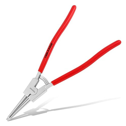TOOLEAGUE 13" Large Snap Ring Pliers, Circlip Pliers,Straight External Heavy Duty for Ring Remover Retaining,1 Pc - size: 13 inches (Straight External, 1Pc)