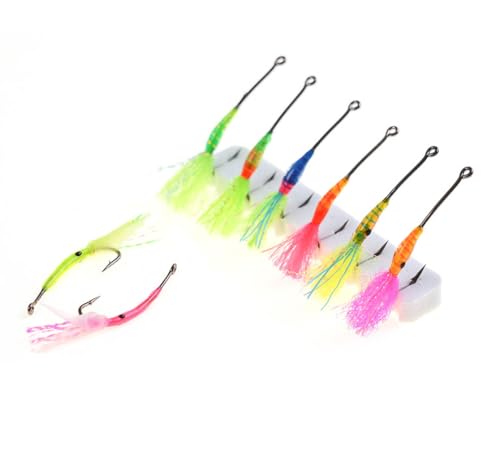 Pack of 8#8 Epoxy Body Egg Fly Artificial Glo Bug Salmon Fish Roe Bait Slowly Sinking Trout Bass Panfish Fishing Lures