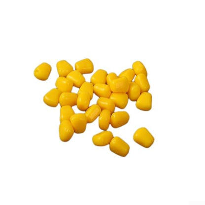 100pcs Soft Silicone Fake Corns Fishing Lures Artificial Floating Maize Bait for Carp Crucian Grass Carp Freshwater Sea Fishing
