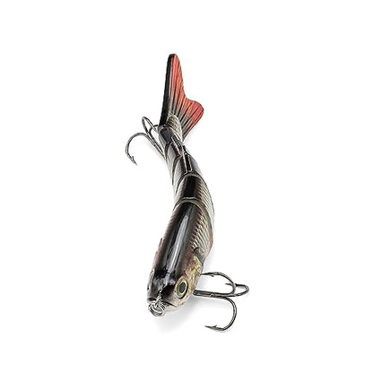 Large Multi Jointed Fishing Lures Bait,Big Giant Fishing Bass Lures,Crankbaits Swimbaits with Treble Hook - color: A1-7.87",4oz