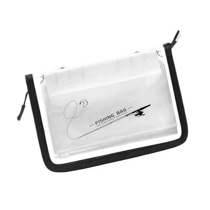Artificial Crank Baits Fishing Tackle Binder Bag Fishing Lures Storage Bag Spoon Baits Trout Lures Organizers Spoon Organizers Artificial Crank Tackle Binder Includes Detachable Pocket - color: 5 pages