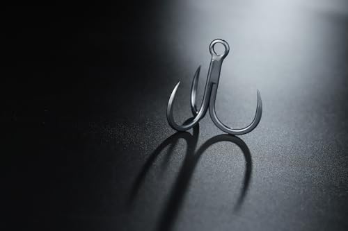 BKK GT-REX Barbless Treble Hook | 7X | Saltwater Ultra-Antirust Coating | Hand Ground | Popping & Stick Baits - size: 6/0#
