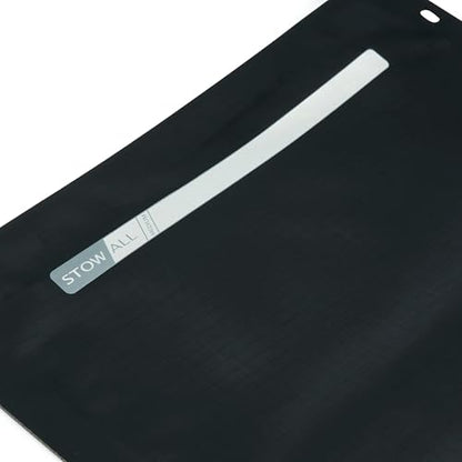 Plano StowAll Waterproof Zip Pouch, Medium, Charcoal, IPX7 Rated Dry Storage with Clear Window, Expandable Base, and Carabiner Loops - style: Medium Waterproof