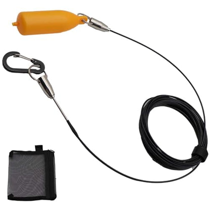 Fish Stringer with Snaps, Stainless Steel Fishing Lock Snap for Freshwater and Saltwater Anglers, Kayak Boat Fishing, Outdoor Enthusiasts - size: 6M