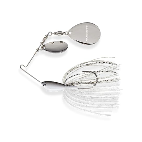 Duckett Fishing Waterslash Double Colorado Spinnerbait, Compact Fishing Lure, Durable in Heavy Cover - color: Baitfish, size: 1/2 oz