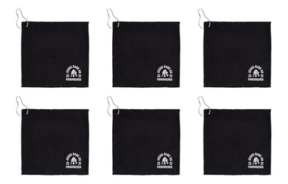 Living Grace Microfiber Towel Set - 12" Square Towels for Fishing Gym Golf Football, 6-Count, Fishers of Men - color: Fishers of Men