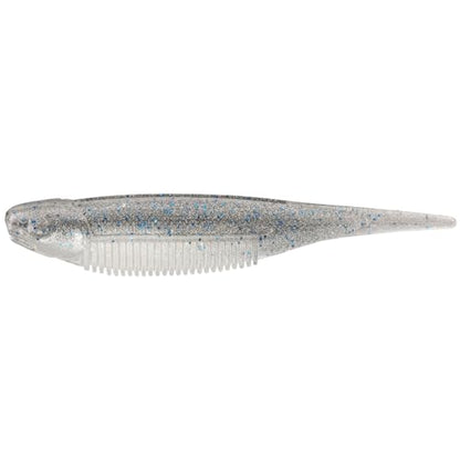 Strike King Strike King Spotlight Shim-E Minnow Fishing Lure, Soft Plastic Jerkbait, 6-Pack - color: Smokey Shad, size: 3"