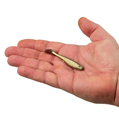 Berkley Gulp! Saltwater Paddleshad Fishing Soft Bait - color: Fool's Gold, size: 3"