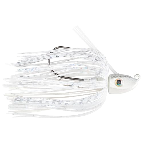Strike King Tour Grade Swim Jigs Bait - color: 204 - White, size: 3/8 oz