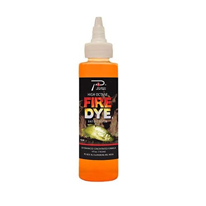 PAUTZKE'S High Octane Fire Dye - UV-Enhanced Bait Dye, Fishing Lure Dye for Live Bait, Suitable in Fresh or Saltwater, Great Fishing Lure Paint, Effective Minnow Dye, 4 Oz - color: Gold