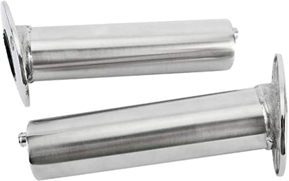 YaeMarine 4-Pack Heavy Duty Stainless Steel 316 Deluxe Rod Holders with Drain, Flush Mount Fishing Rod Pole Holders, 30 Degree /15 Degree/90 Degree - style: 15 Degree