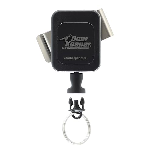 Hammerhead Industries Gear Keeper Low Force/ 3oz. 36”, 1-7 Key Retractor RT4-5850 – Features Heavy-Duty Durable Stainless Rotating Belt Clip with Q/C Split Ring Accessory – Made in USA - size: 1-7 Keys