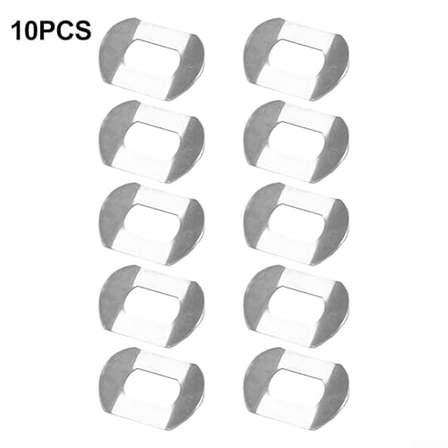 Metal Fishing Reel Handle Washer Kit, 8x5mm Rocker Insulation Components Compatible with Water Drop Wheel Baitcasting Reel Maintenance, 20pcs Silver Outdoor Angling Gear(20pcs) - size: 20pcs
