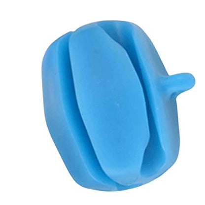Portable Fishing Rod Fixed Ball Rod Puller Fixed Ball Practical Stop Lever Beam Soft Anti Collision Pole Ball for Outdoor Fishing, Light Blue
