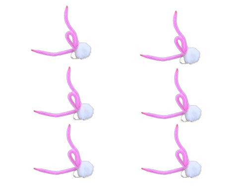 Wild Water Fly Fishing Egg Flies, Size 12, Qty. 6, for Trout, Steelhead, and Salmon - color: Pink Eggi Juan - Size 12 - 6 Pack