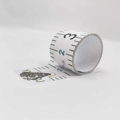 60" Fish Measuring Ruler Sticker for Boat 2 Pcs Strong Self Adhesive Transparent Waterproof Decal Tape Measure Clear Boat Accessories (60+36 inch) - size: 60+36 inch