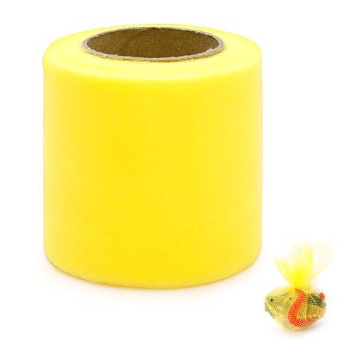 Philbinden 72 FT Fishing Soft Spawn Net,3'' Wide Fishing Spawn Sack Mesh Catfish Bait Holder Fishing Accessories for Roe Bags Fishing Equipment Tackle Kit - color: yellow