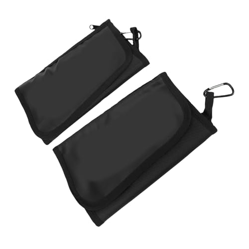 RiToEasysports Fishing Tackle Organizer, Waterproof PVC Soft Lure Storage Bag with Detachable Pockets, Lure Storage Solution for Outdoor Lake River Bass Anglers