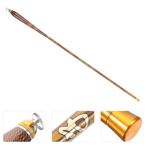 PRETYZOOM Portable Telescopic Carbon Fishing Rod Ultra-Lightweight Adjustable Travel Pole Compact for Winter Angling and Outdoor Kayak Use