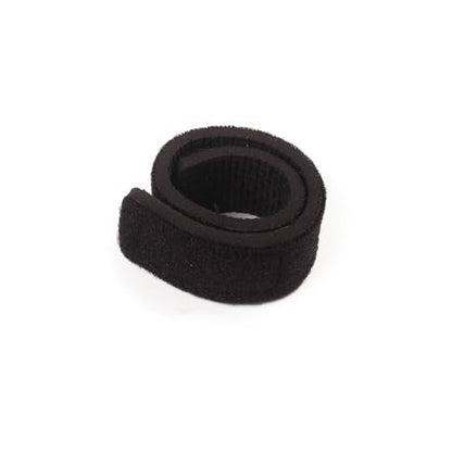 HUIOP 6pcs Fishing Rod Straps Fishing Pole Wrap Band Elastic Fishing Rod Holder Belts - color: Black, size: 6pcs
