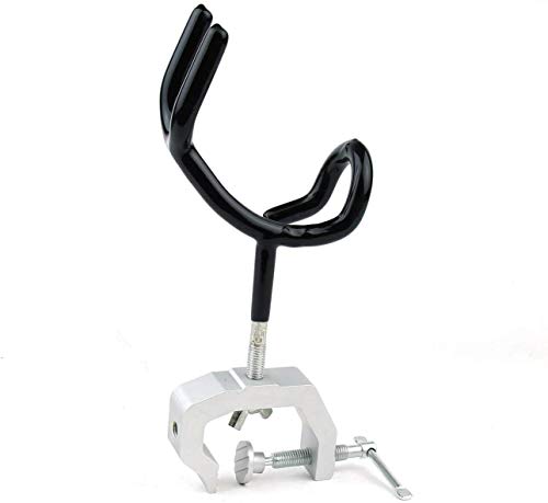 DB TAC Heavy Duty Fishing Pole Rod Holder with Universal Clamp-On Boat Deck Mount