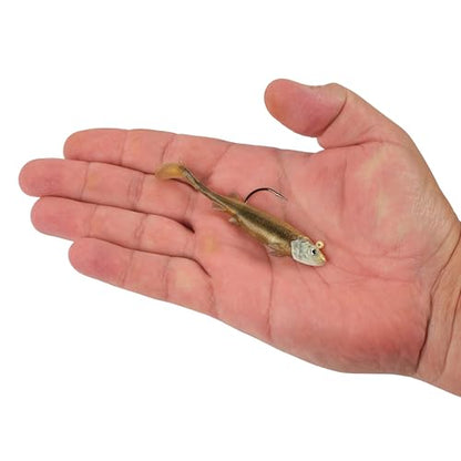 Berkley PowerBait Minnotator Fishing Soft Bait - color: Gold Shad, size: 3.5 in - 3/8 oz