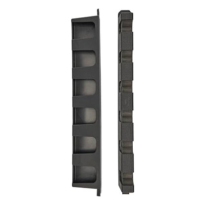 Berkley Vertical Fishing Rod Rack, Stores 6 Rods, Black, Soft Foam Grip Pads Protect Rod Finishes, Durable Construction, Easy to Mount with Common Tools - style: Vertical 6 Rod Rack (New Model)