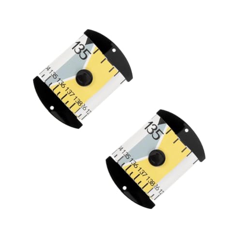 Kisangel 2pcs Foldable Ruler Fish Measuring Board Compact and Lightweight Tool for Accurate Fish Measurement for Fishing Trips Portable Fishing Accessory Easy to Use