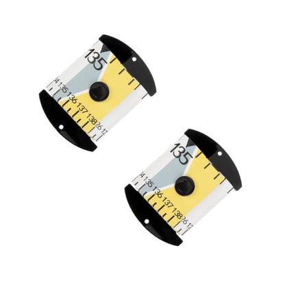 Kisangel 2pcs Foldable Ruler Fish Measuring Board Compact and Lightweight Tool for Accurate Fish Measurement for Fishing Trips Portable Fishing Accessory Easy to Use