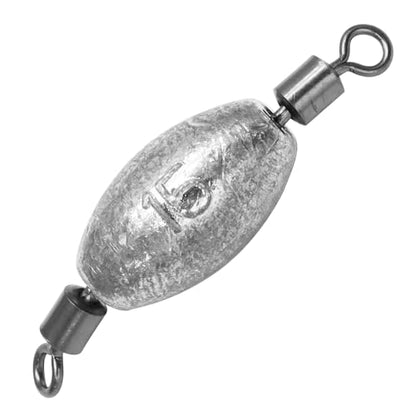Zorfeter Inline Fishing Weights, Trolling Sinkers Quick Set Up Swivel Weights, Lead Sinkers for Catfishing/Offshore Fishing - size: 15g/0.5oz-20 pcs