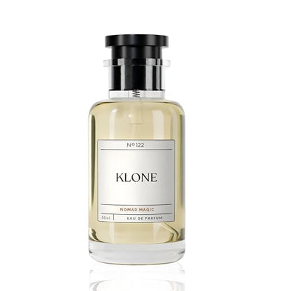 Klone Nomad Magic Eau de Parfum Scents (50ml) - Long Lasting Cologne for Men Inspired by Ombre Nomade - Skin Friendly Perfume for Men with Notes of Oud, Raspberry & Frankincense - Paraben Free