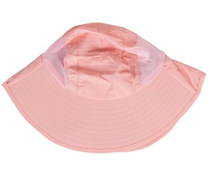 Outdoor Kids Sun Hat for Boys Girls UPF 50+ Breathable Summer Mesh Fishing Hat with Wide Brim Neck Flap Bucket Hat