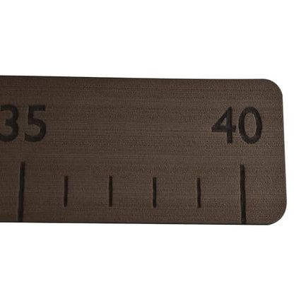 40" Fish Ruler for Boats, Laser Engraved Peel and Stick EVA Foam Fish Measuring Board, Fishing Measurement Tape for Fishing Boats, Yachts, Kayaks (Teak) - color: Teak
