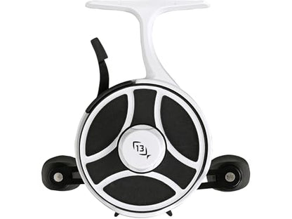 13 Fishing - Freefall Ghost - Inline Ice Fishing Reels - style: Right Hand Retrieve